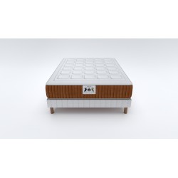 ENSEMBLE PASSY - Matelas 2 places + 1 Sommier