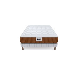 ENSEMBLE PASSY - Matelas 2 places + 1 Sommier