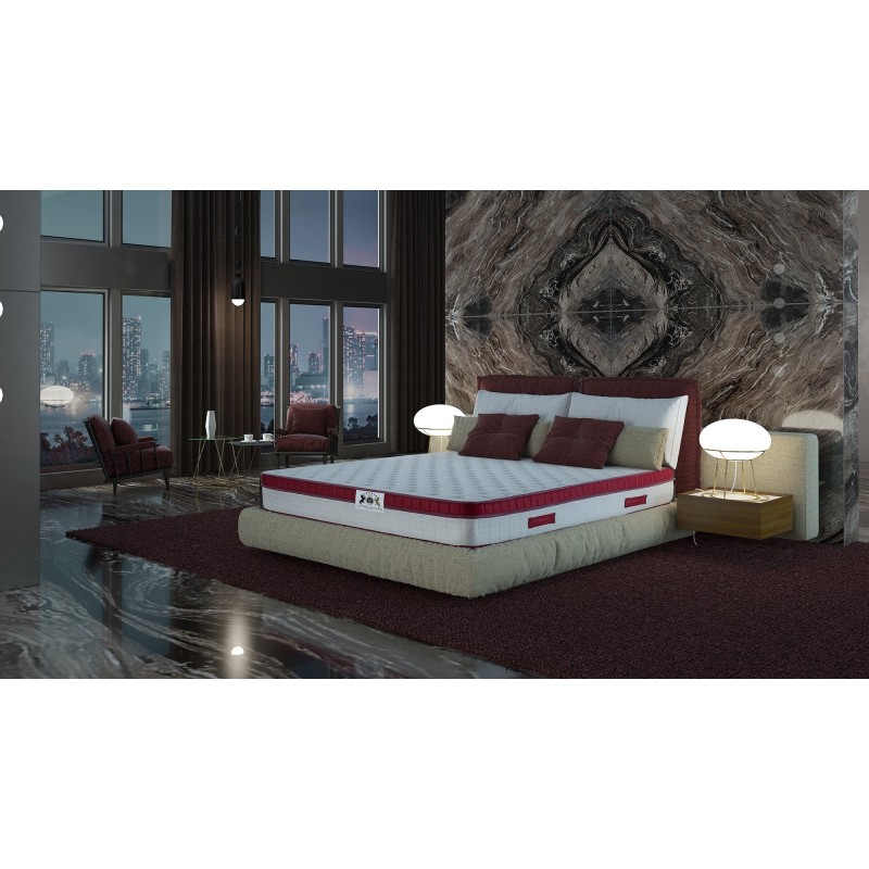 ENSEMBLE LE NEW FAIRMOUNT - Matelas 2 places + 1 Sommier
