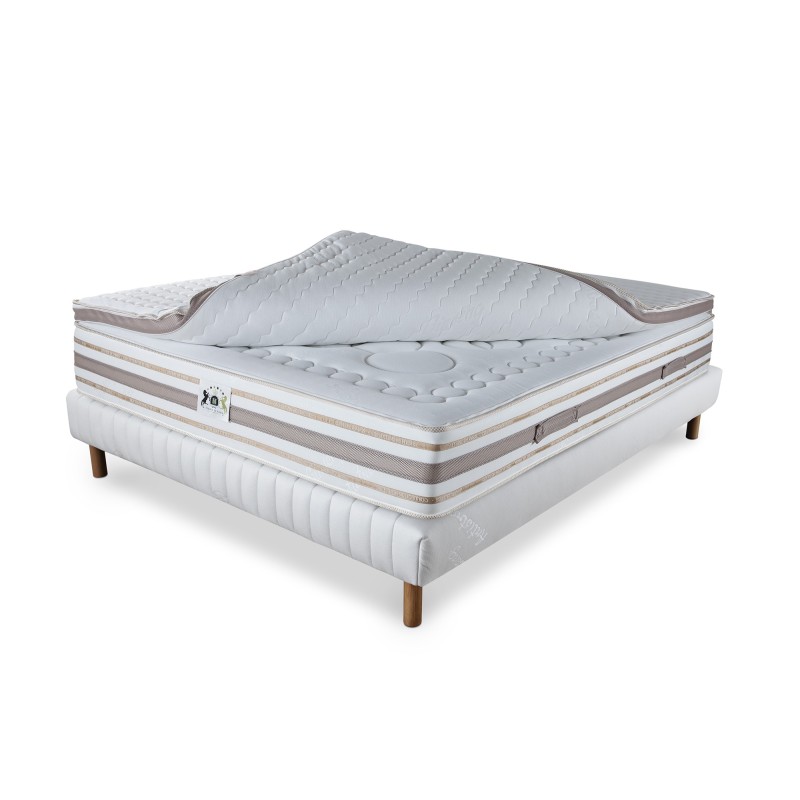 ENSEMBLE LE PALACE - Matelas 1 Place + 1 Sommier